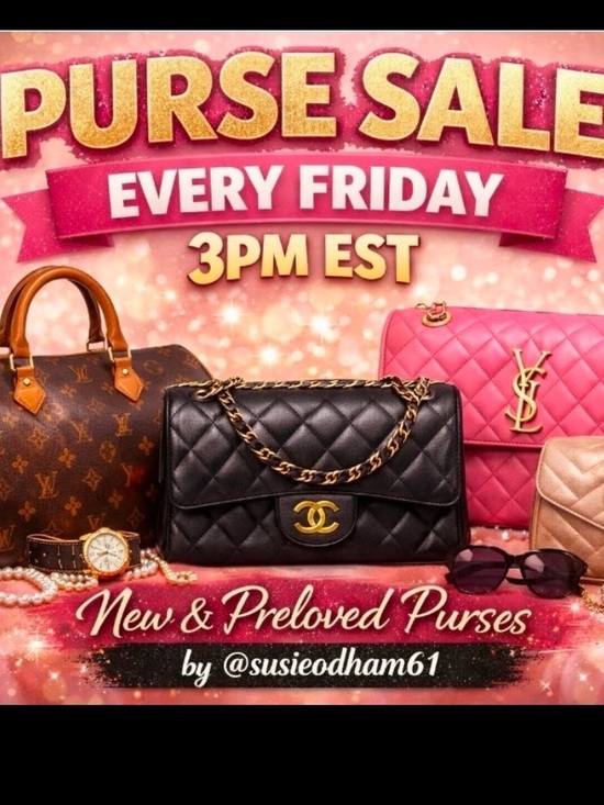 Handbags - Join me Friday’s at 3:00 EST  for lots of bags, giveaways, and loads of fun !